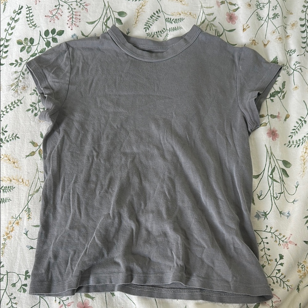 Gray Short Sleeve T-Shirt